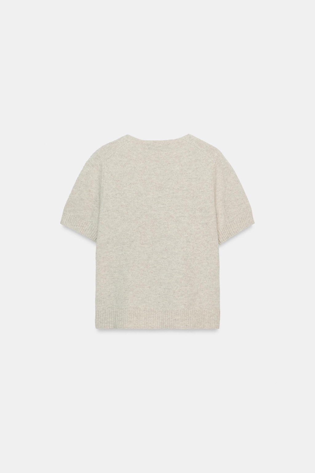 100% WOOL SHORT SLEEVE JUMPER - Zara фото 6