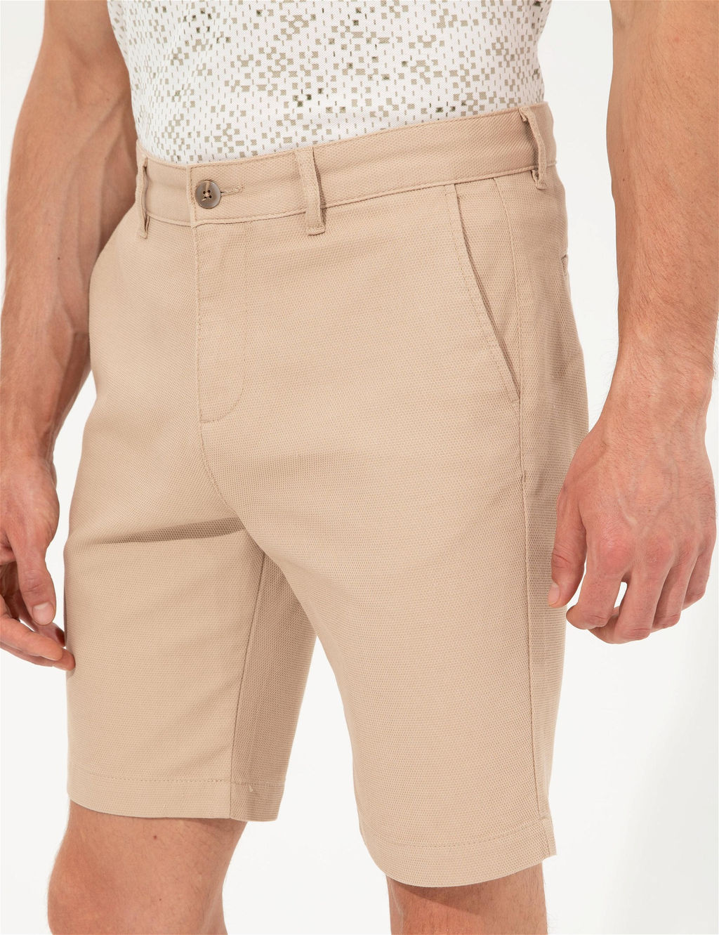 Camel Slim Fit Bermuda _ort - Pierre cardin фото 6