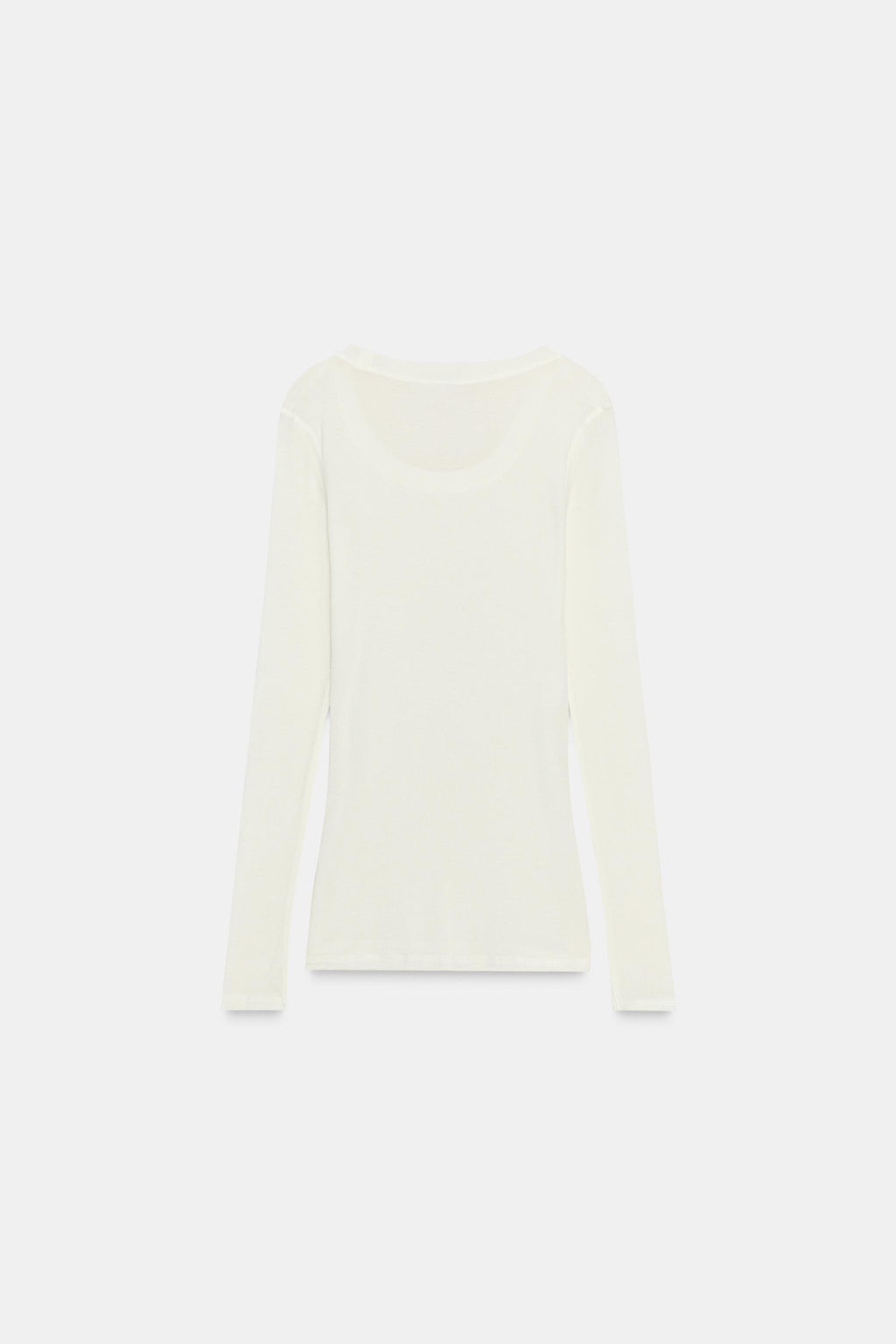 LONG SLEEVE T-SHIRT - Zara фото 5