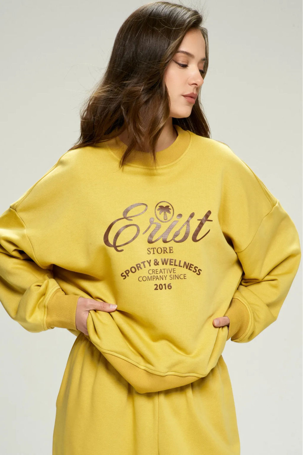 Свитшот Wellness Soft Yellow - Erist store фото 2