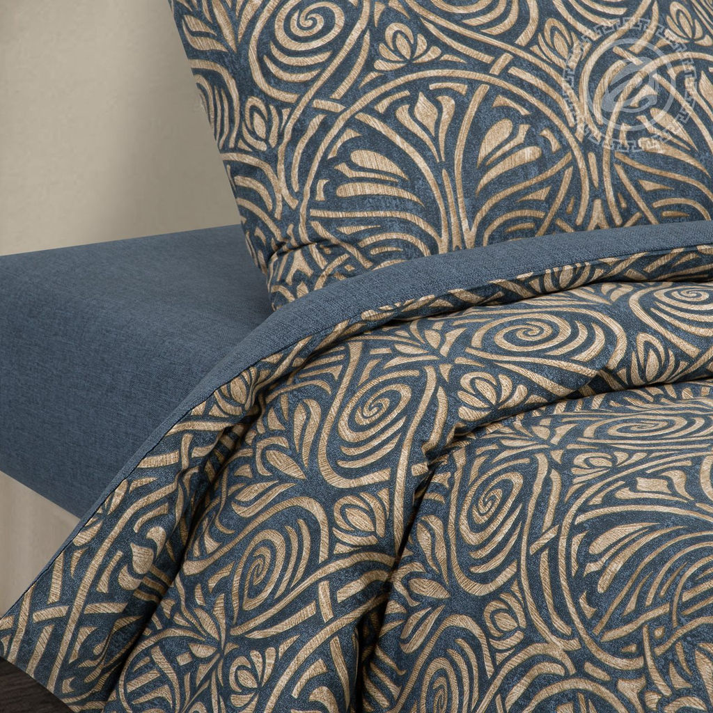 Постельное белье Мадрид с простынью на резинке (поплин DE LUXE) Семейный/Пододеяльник: 2 шт. - 215*145; Простыня на резинке: 1 шт. - 200*180; Наволочка: 2 шт. - 70*70; DE LUXE с простынью на резинке