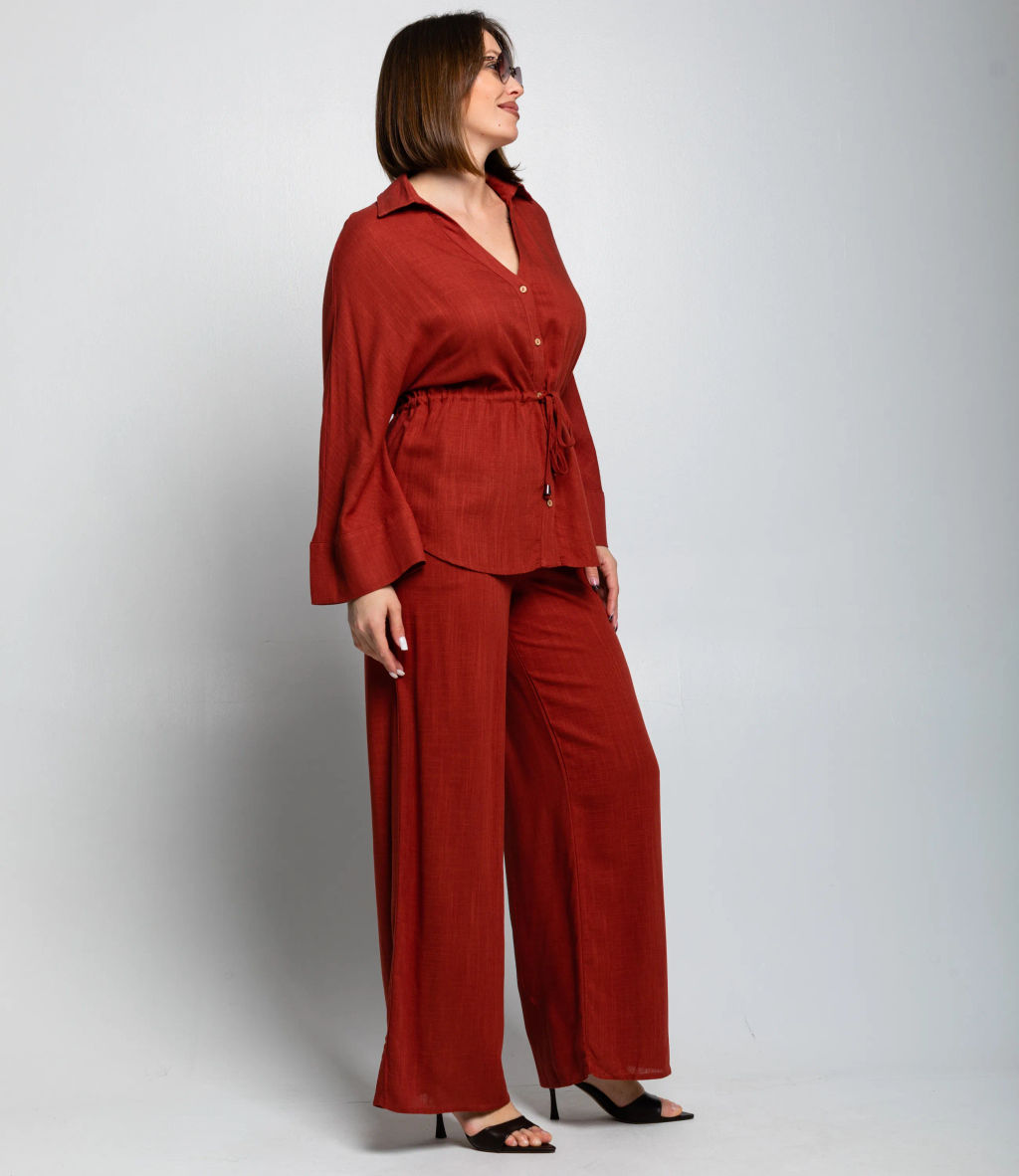 Костюм #ОКТ215002, терракотовый - Dommod фото 3