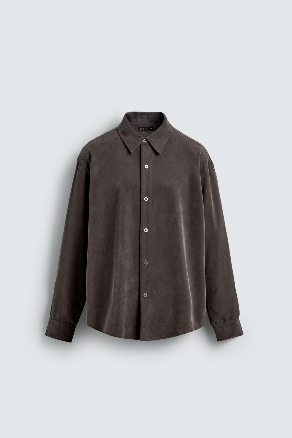 FLOWING RELAXED FIT SHIRT - Zara фото 7