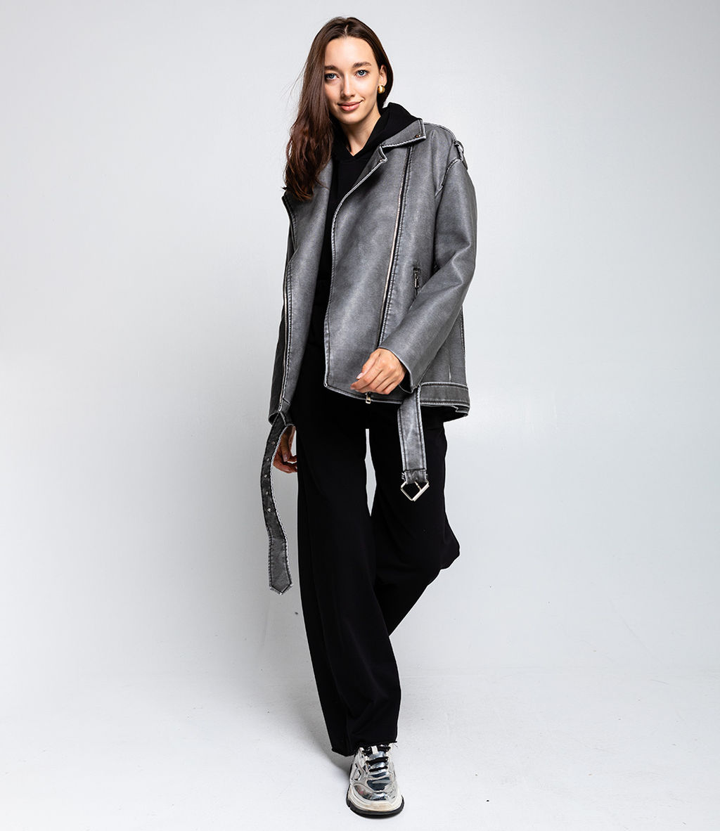 Куртка #КТ2375, серый - Dommod фото 4