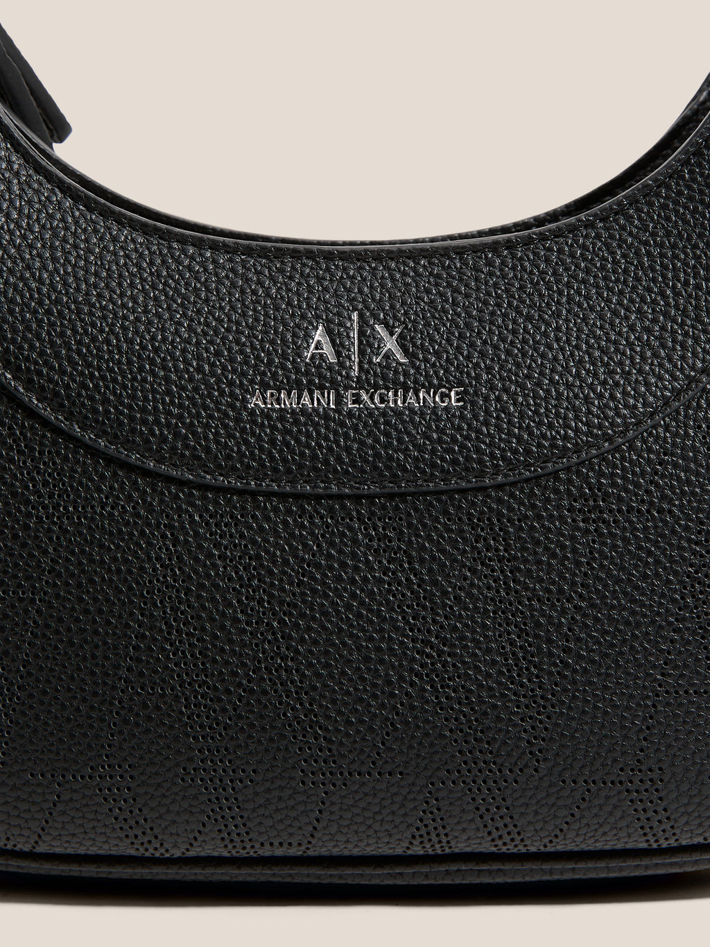Женская сумка через плечо ARMANI EXCHANGE WAVE TRAFORO Артикул 4368396, черный  фото 2