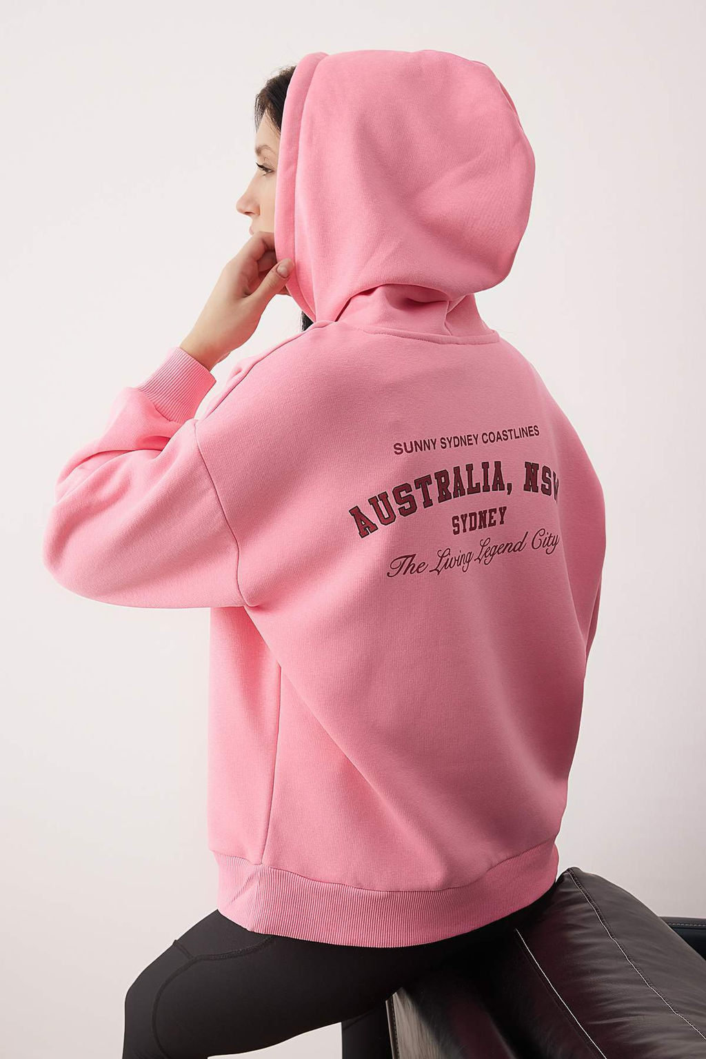 Zumrut Yesili Orme Sweatshirt TWOAW26SW00184 - Trendyolmilla фото 12