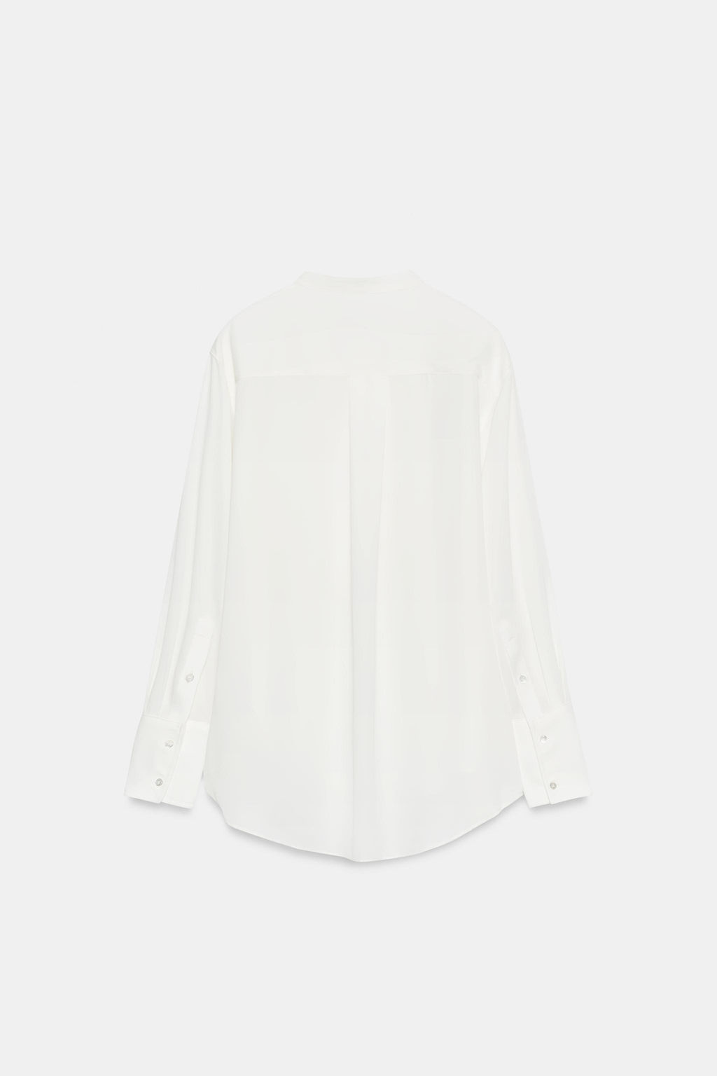 CAMISA FLUIDA PECHERA ZW COLLECTION / Crudo - Zara фото 7