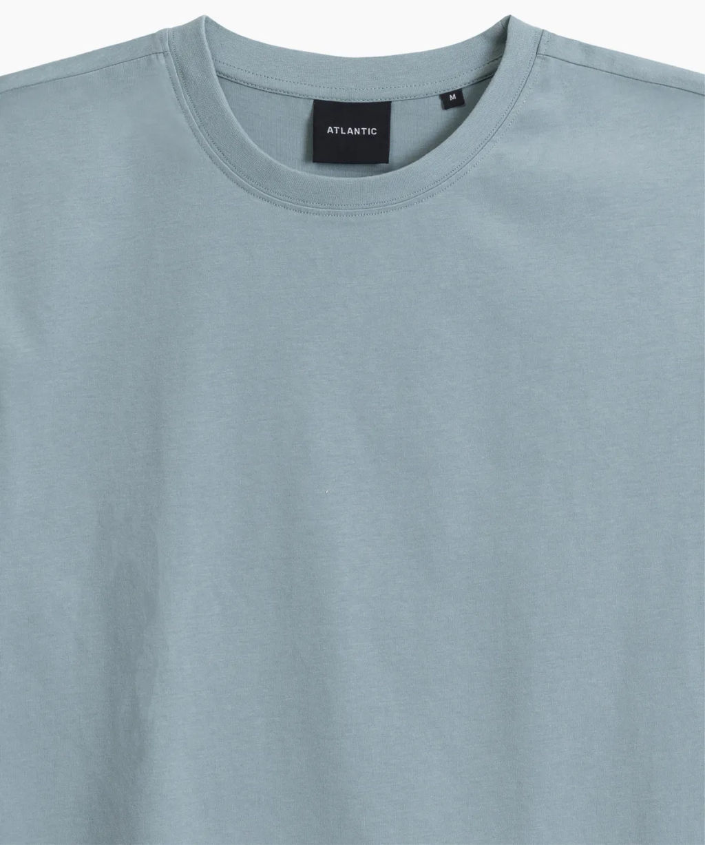 ATLANTIC NMT-033 Футболка пижамная T-Shirt голубой  фото 4