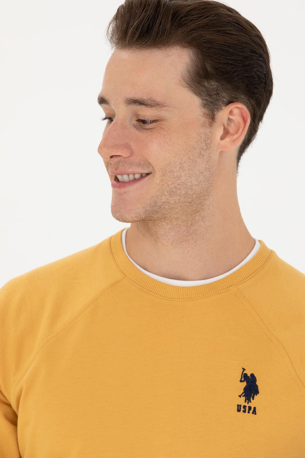 Скидка Базовая толстовка мужского шафрана в корзине - U.s. polo assn фото 2