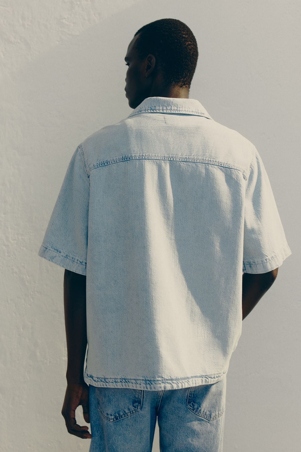 Camisa resort en denim Regular Fit - H&m фото 5