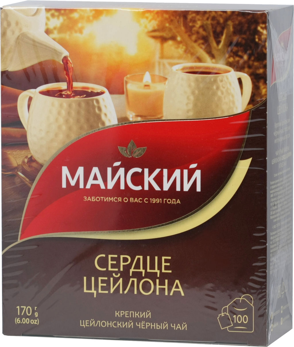Майский. Сердце Цейлона карт.пачка, 100 пак.