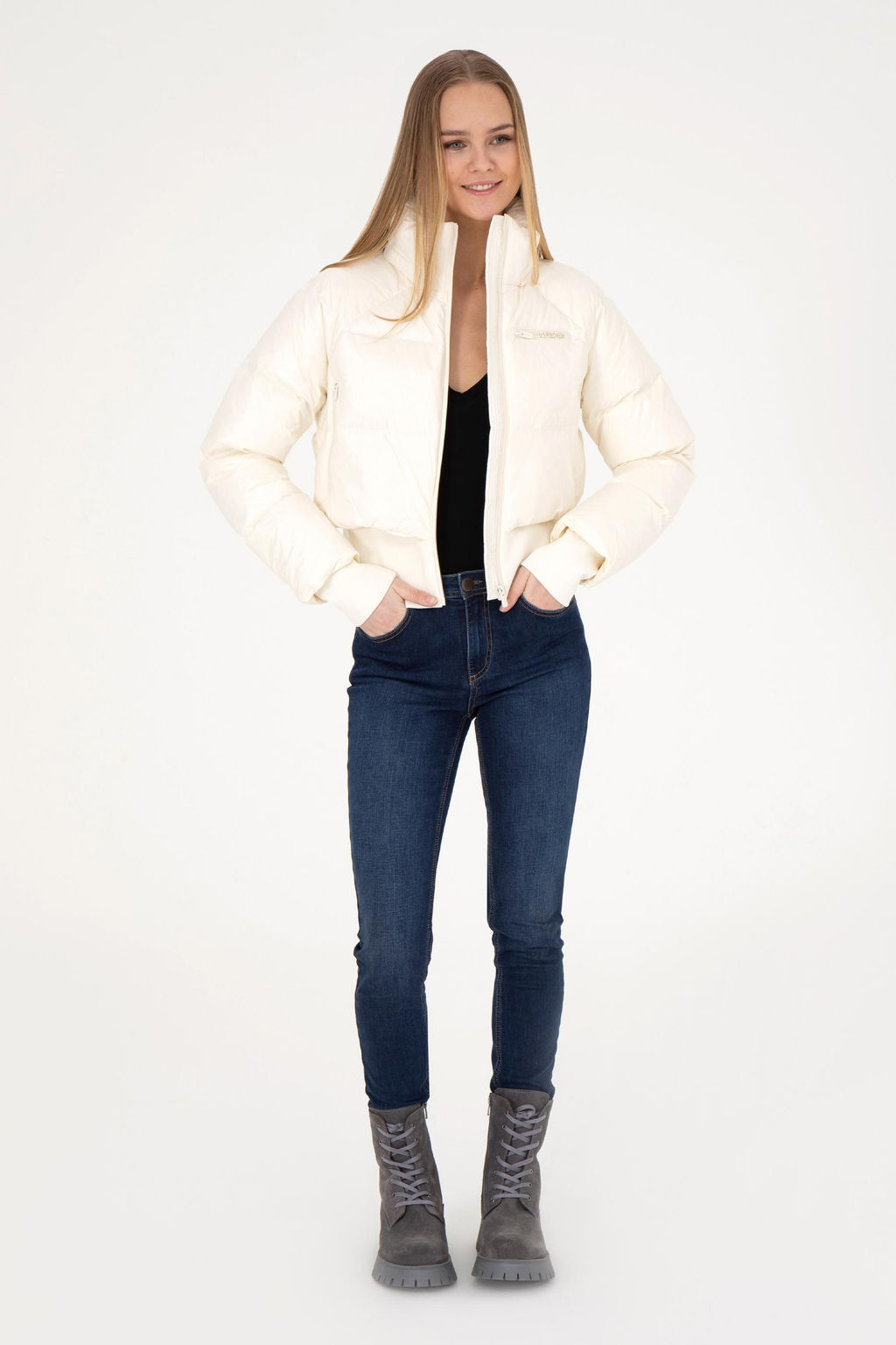 Женское пальто цвета экрю - U.s. polo assn фото 11