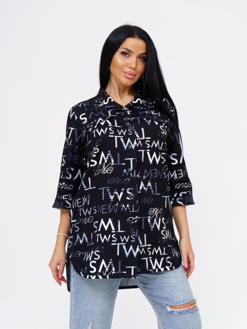 445 Туника "Черный"