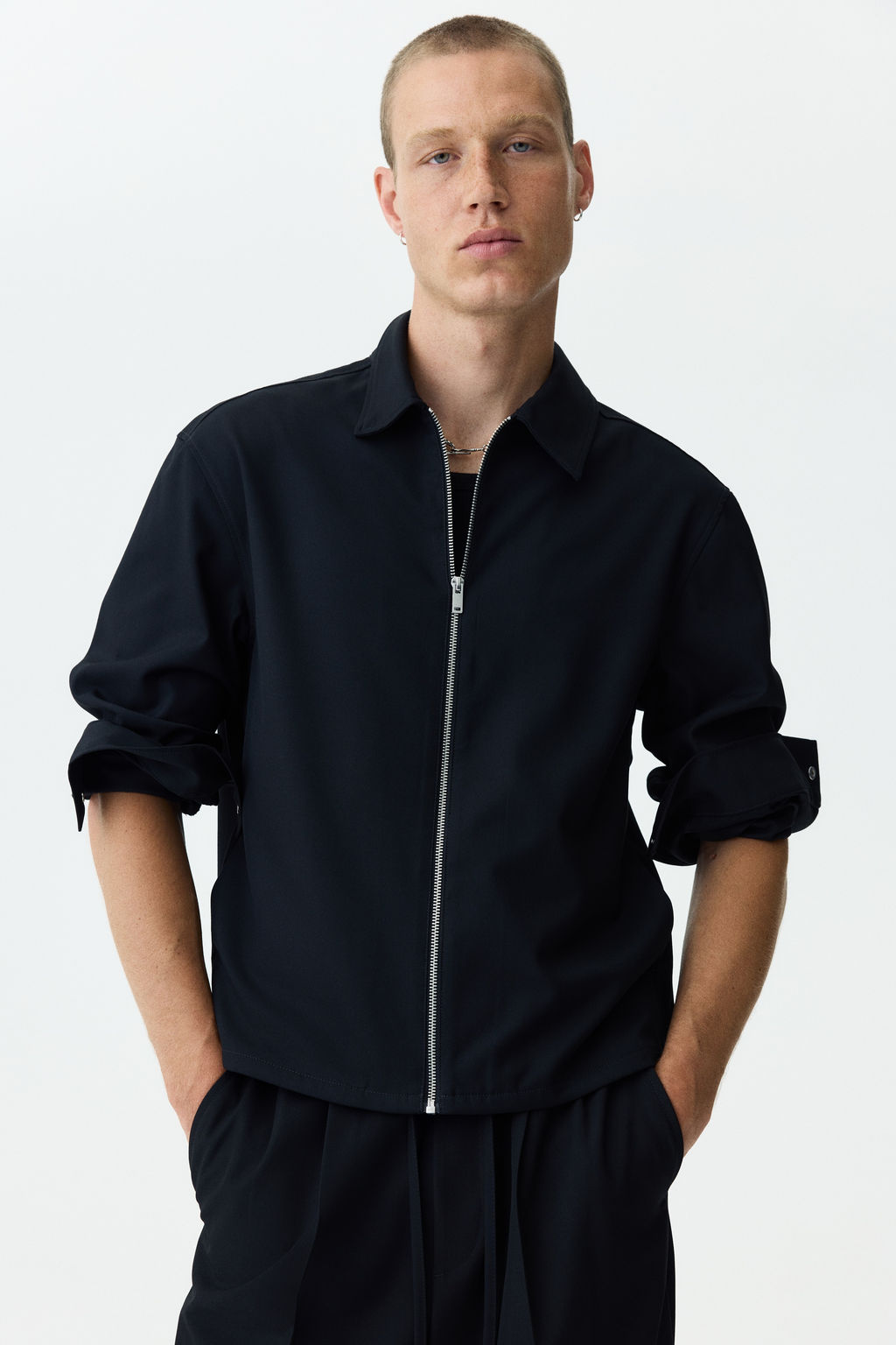 Sobrecamisa de sarga - H&m фото 3