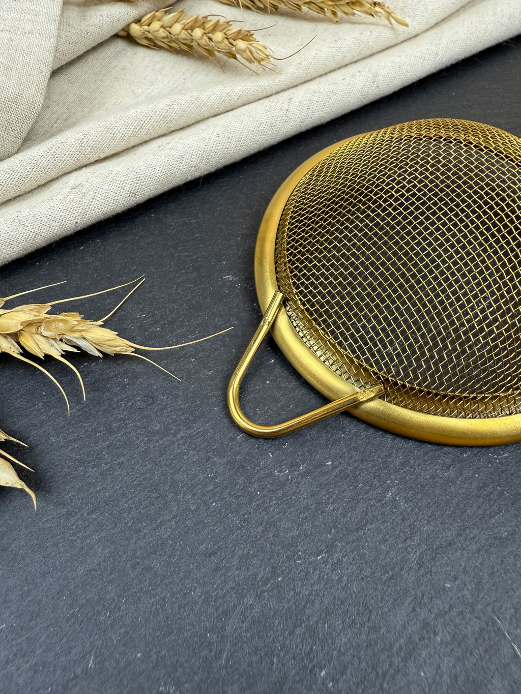 Цена за 2 шт. Сито золото 8см OLS-432-1