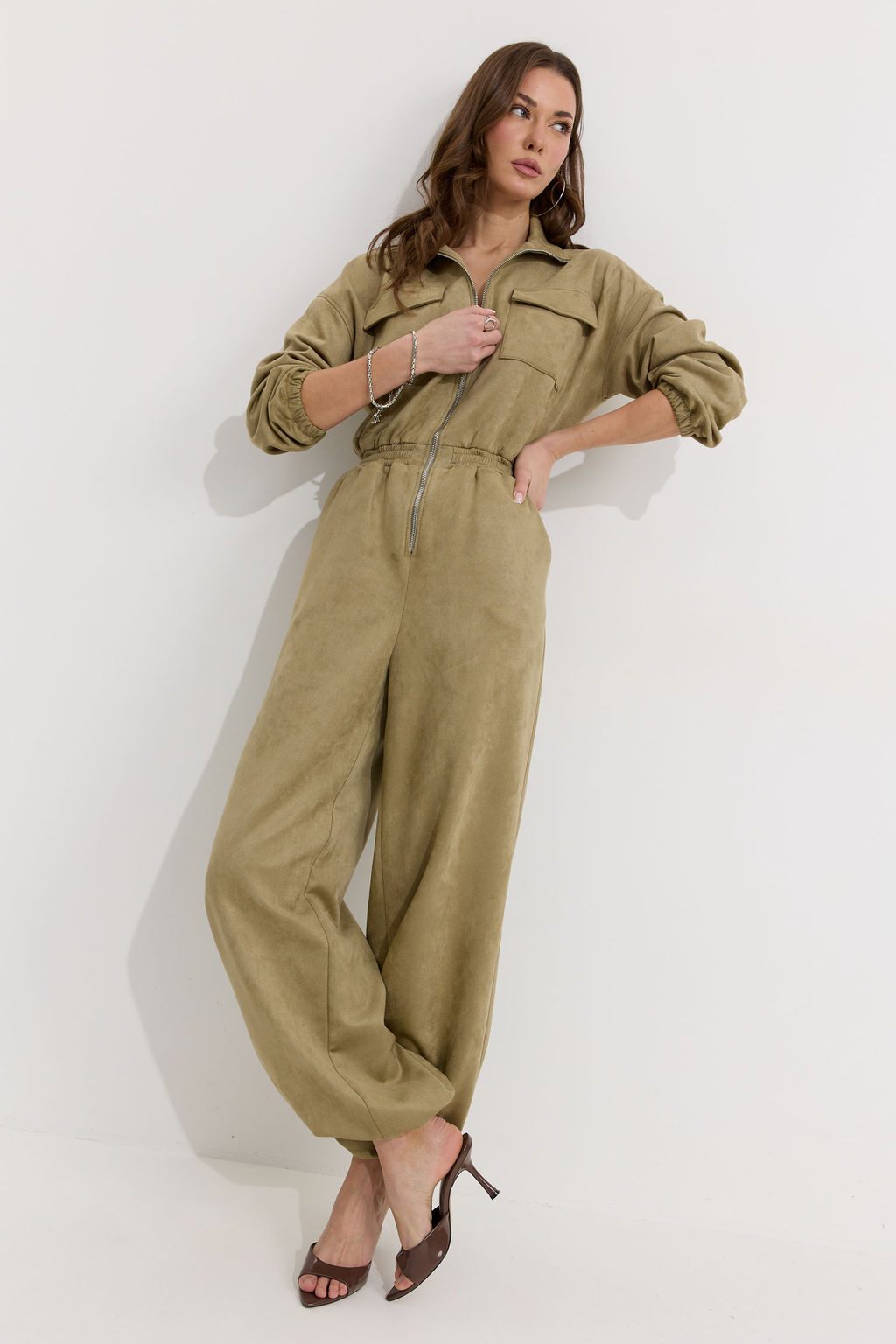 Комбинезон 4300 (оливка) - Lyushe фото 10