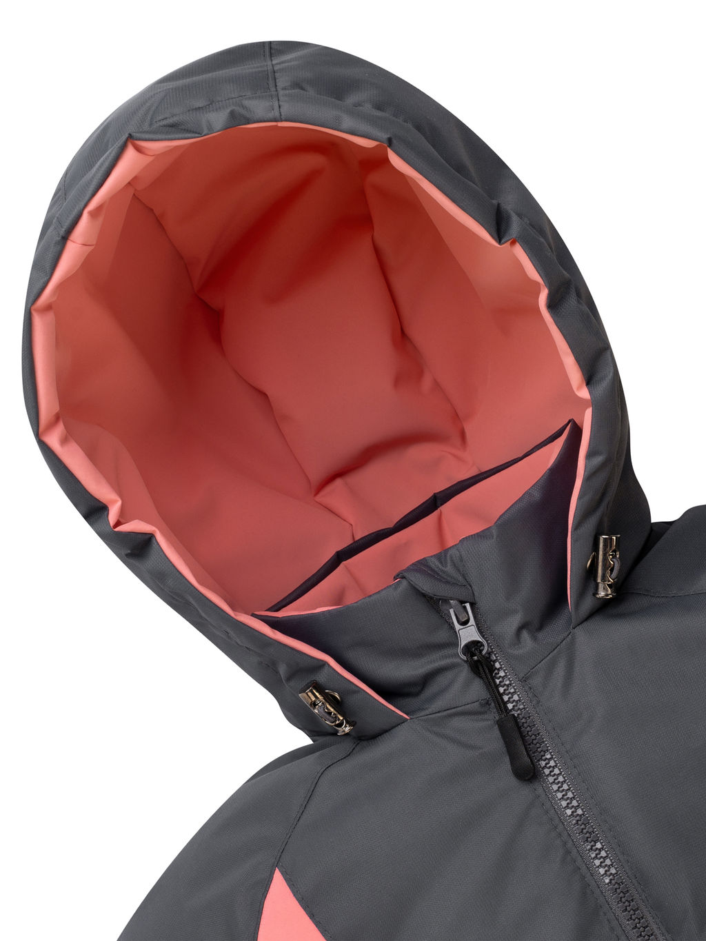 Комбинезон демисезонный серыйперсиковый