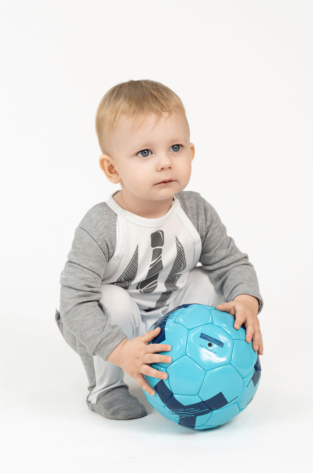 Комбинезон ясельный серыйбелый с галстуком