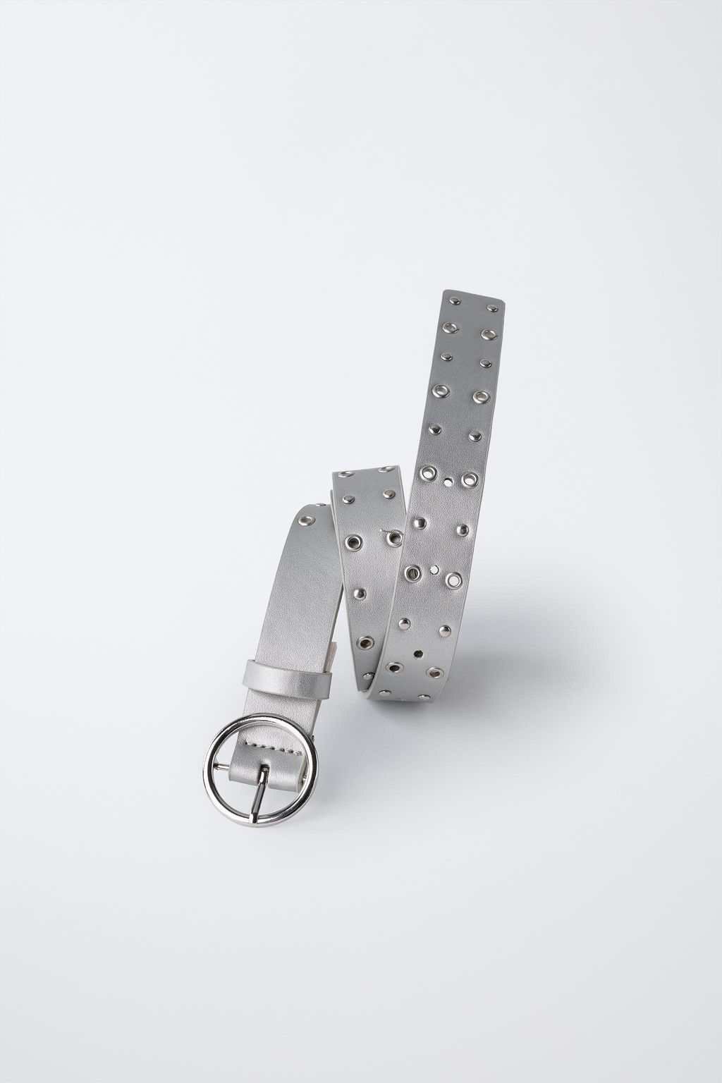 CINTUR?N TACHAS MET?LICO / Plata - Zara фото 4