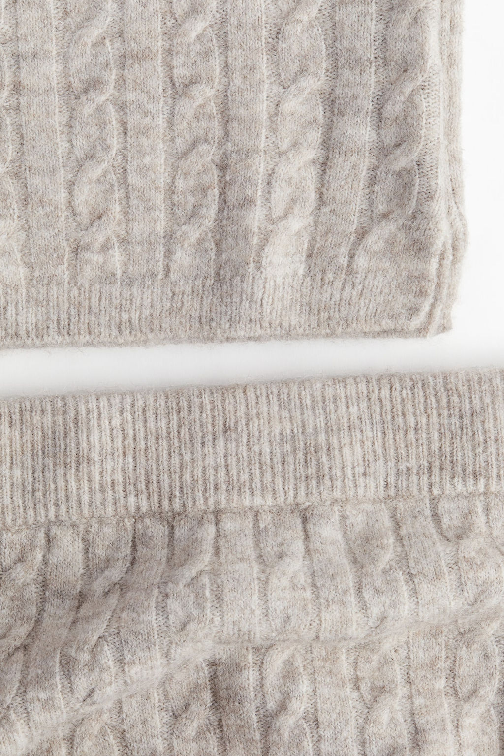 MAMA Conjunto de 2 piezas en punto trenzado - H&m фото 7