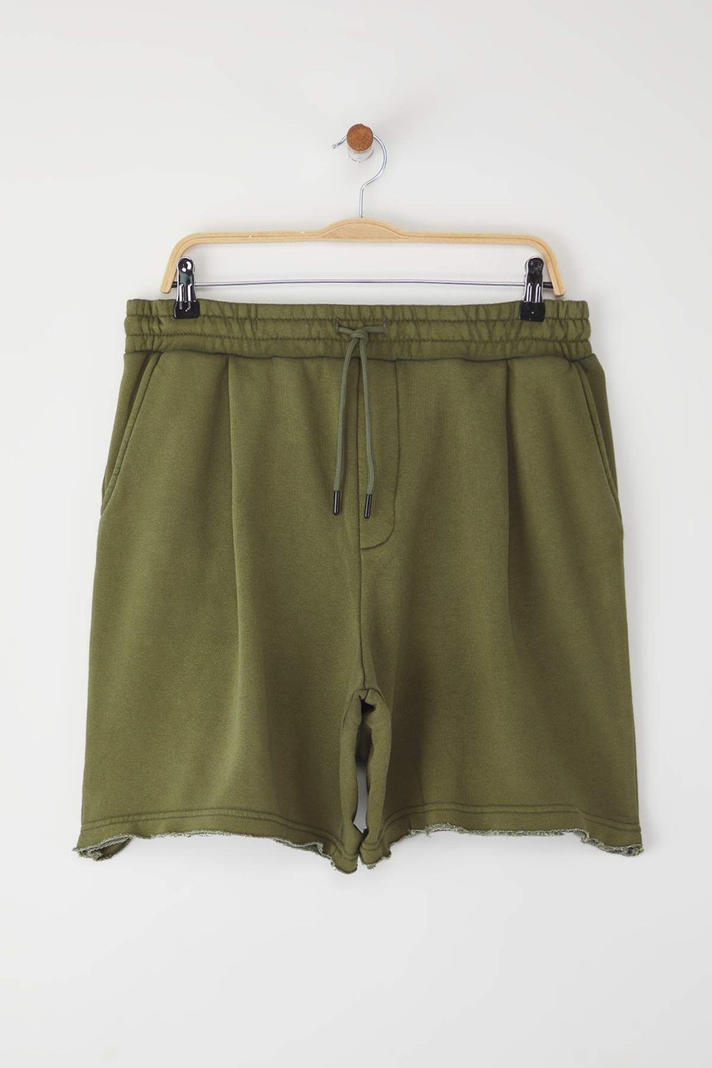 Trendyolmilla Man Yesil Oversize/Genis Kesim Dikis Detayl? Sort & Bermuda TMNSS25SR00057  фото 6