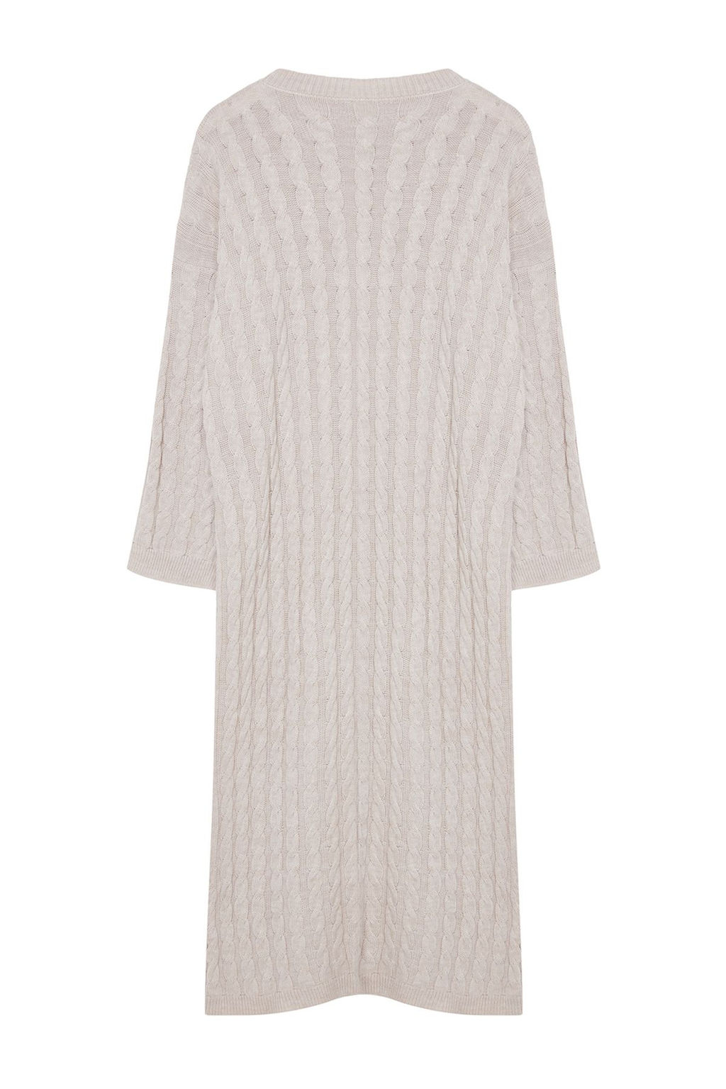 Tas Maxi Triko Sac Orgulu Genis Kal?p Elbise TWOAW25EL00078