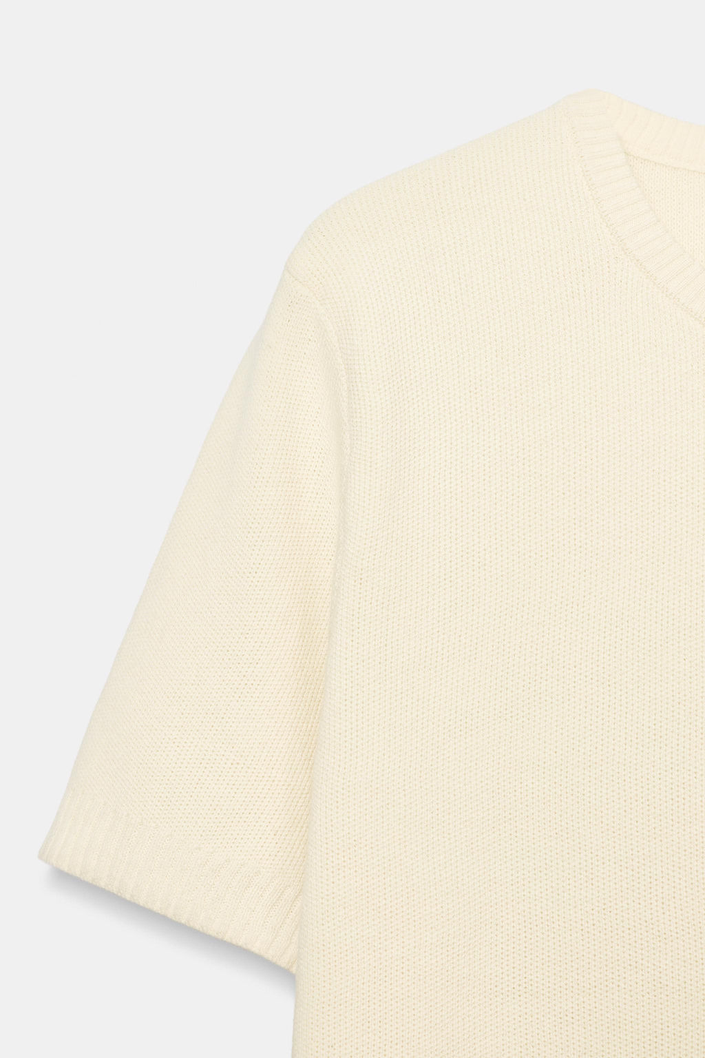 TOP PUNTO MANGA CORTA / Crudo - Zara фото 7