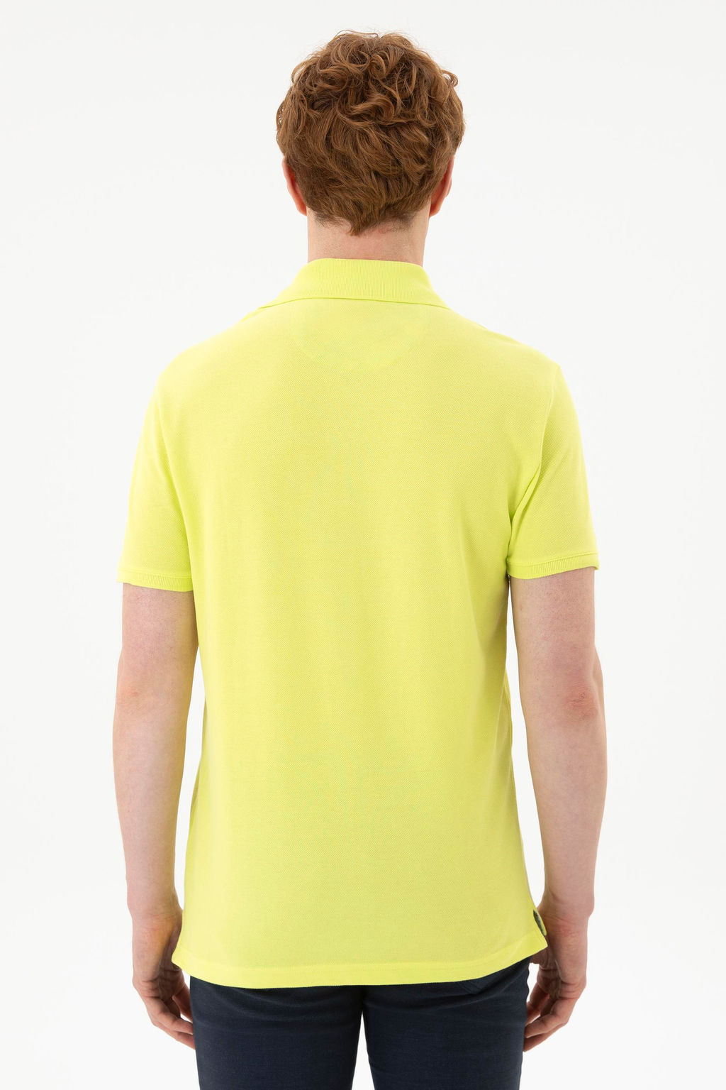 Мужская базовая футболка фисташкового цвета - U.s. polo assn фото 5