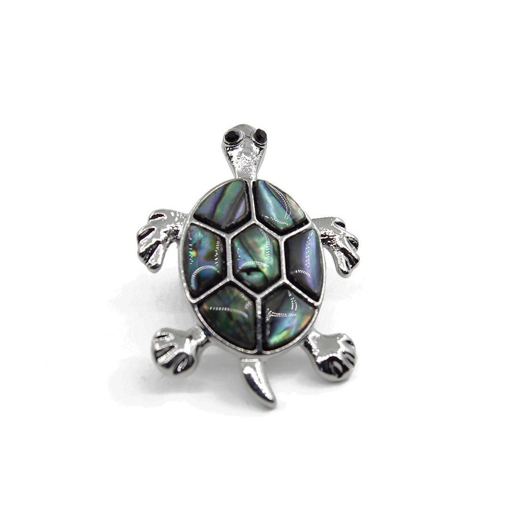 Брошь "Черепашка мини" гелиотис