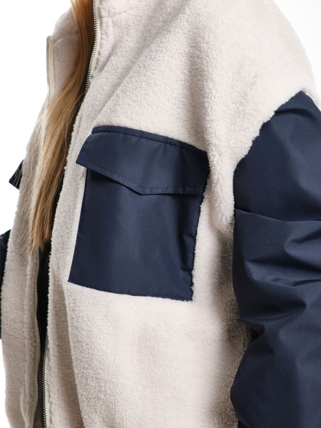 Джемпер Тедди на молнии 33-8231 касар/синий - Mini maxi фото 6