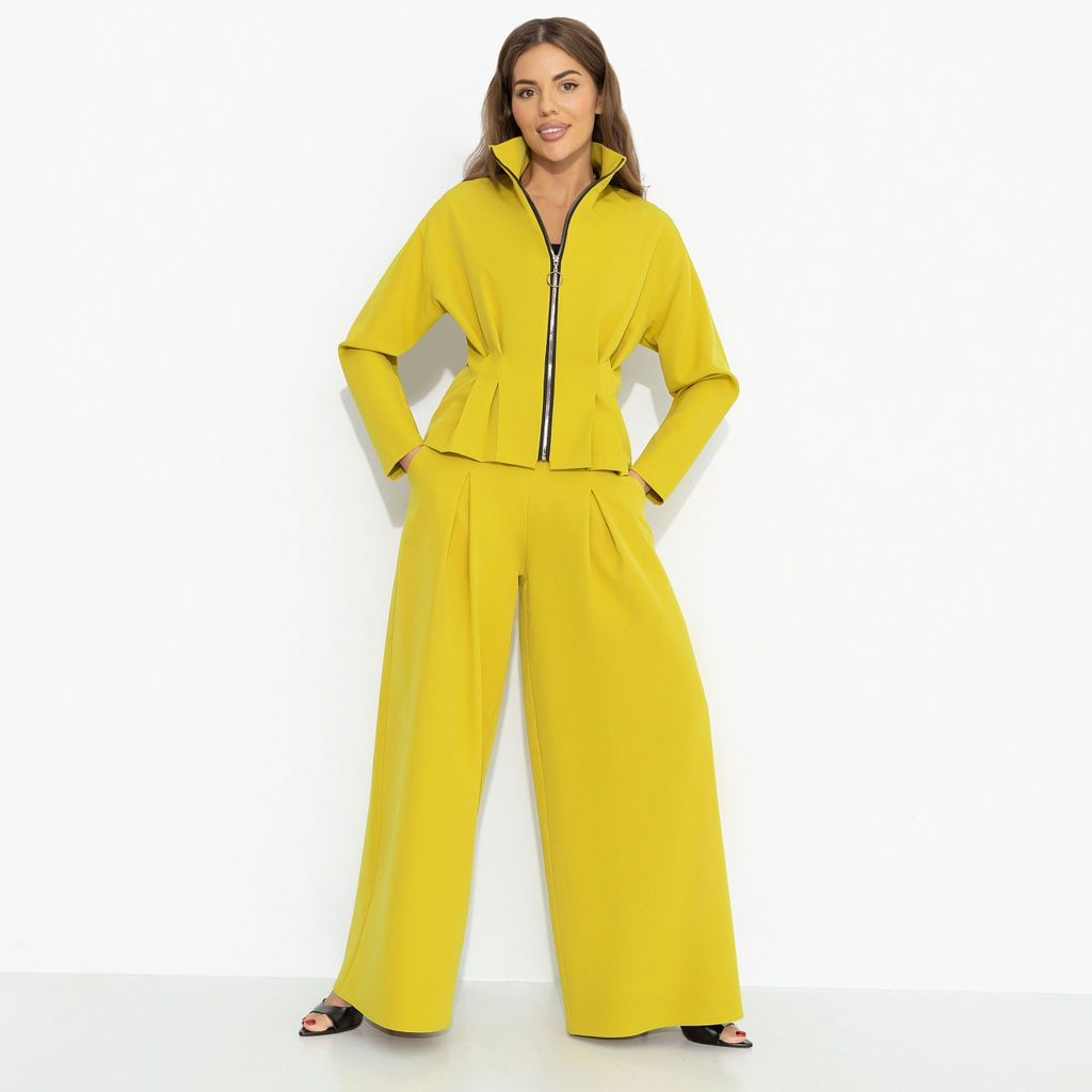 Брючный костюм дизайнерский, Так выглядит уверенность (милан, 2 в 1, с поясом) - Charutti фото 6