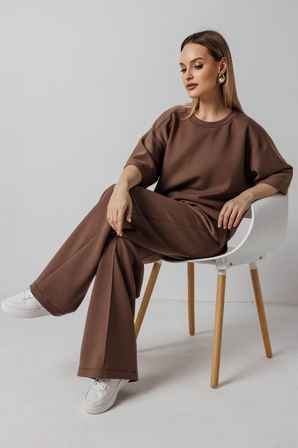 Блузка женская 4482/07/Коричневый