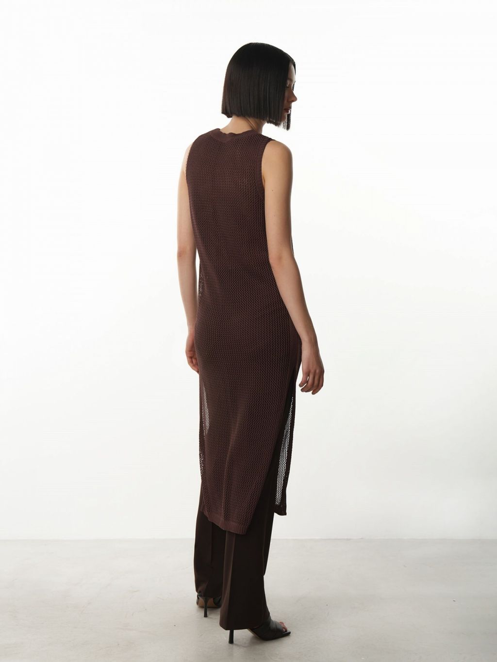 Conso/KDL 230786 - brown Платье женское  фото 4