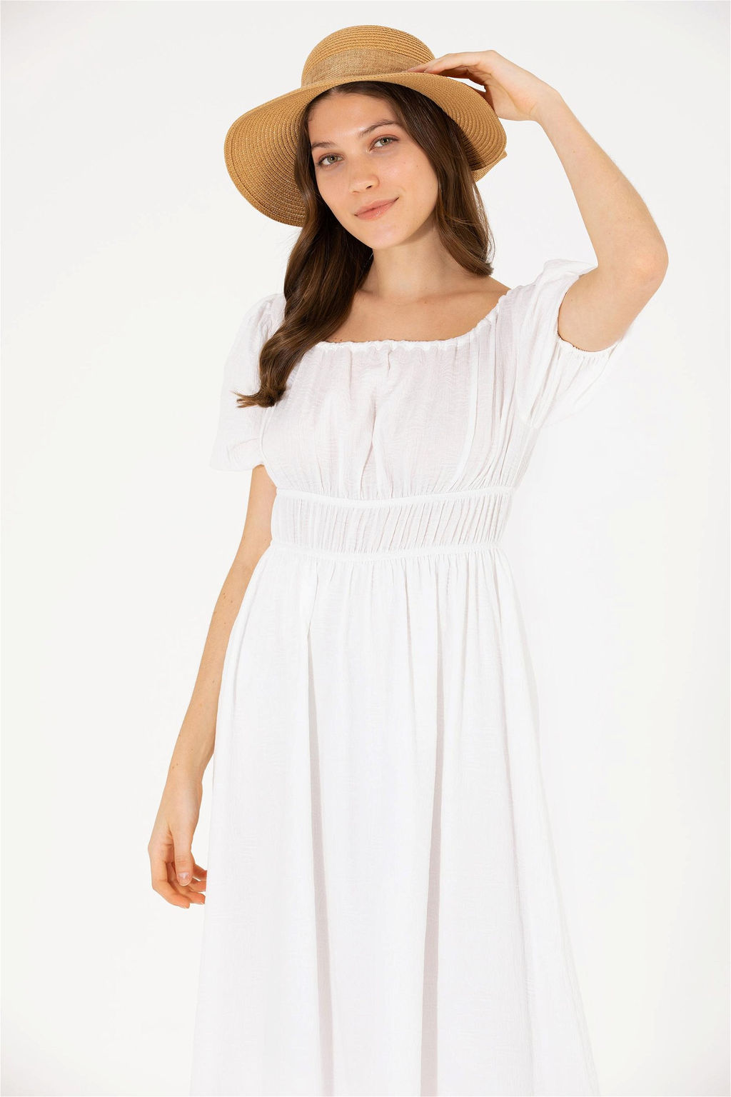 U. S. Polo Assn Женское белое тканое платье - U.s. polo assn фото 9