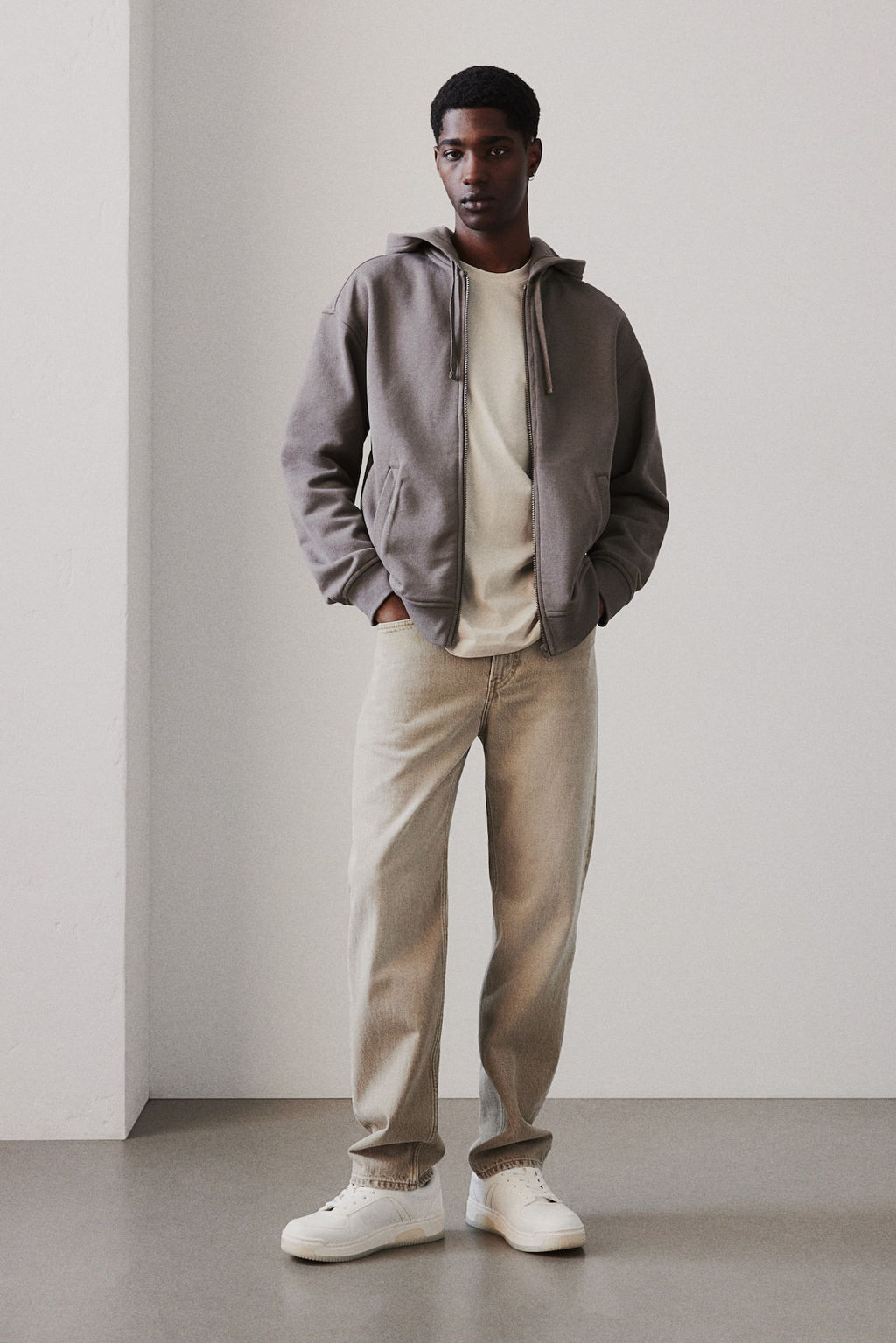 Chaqueta sudadera con cremallera Loose Fit - H&m фото 2