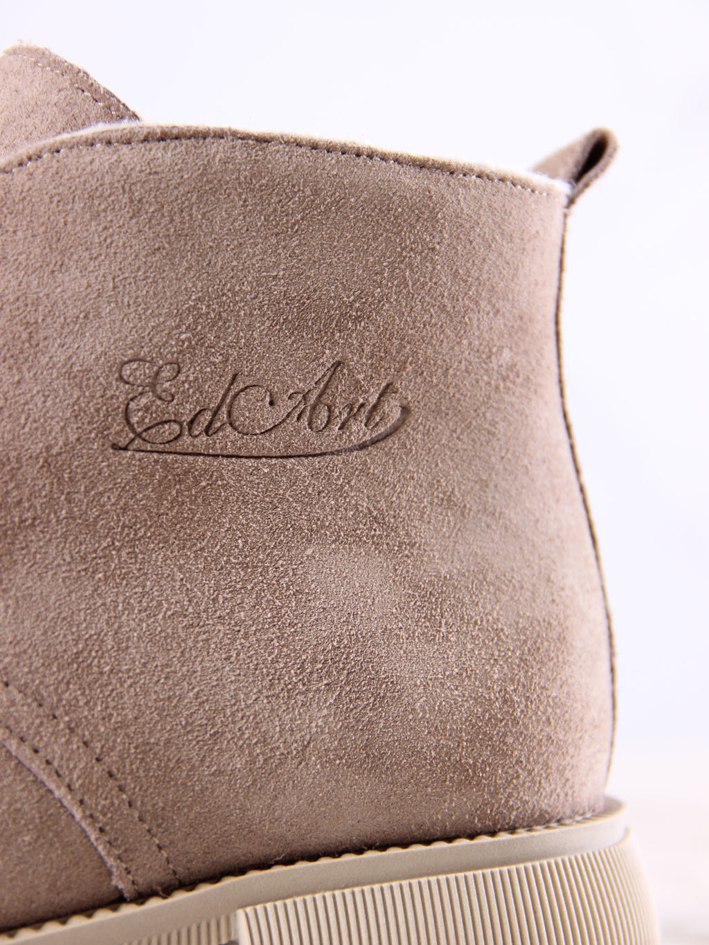 Ботинки 308.патрицияka.Капучино замша R/шерсть