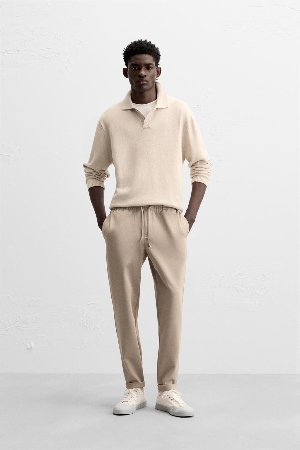 COMFORT REGULAR FIT TROUSERS - Zara фото 10