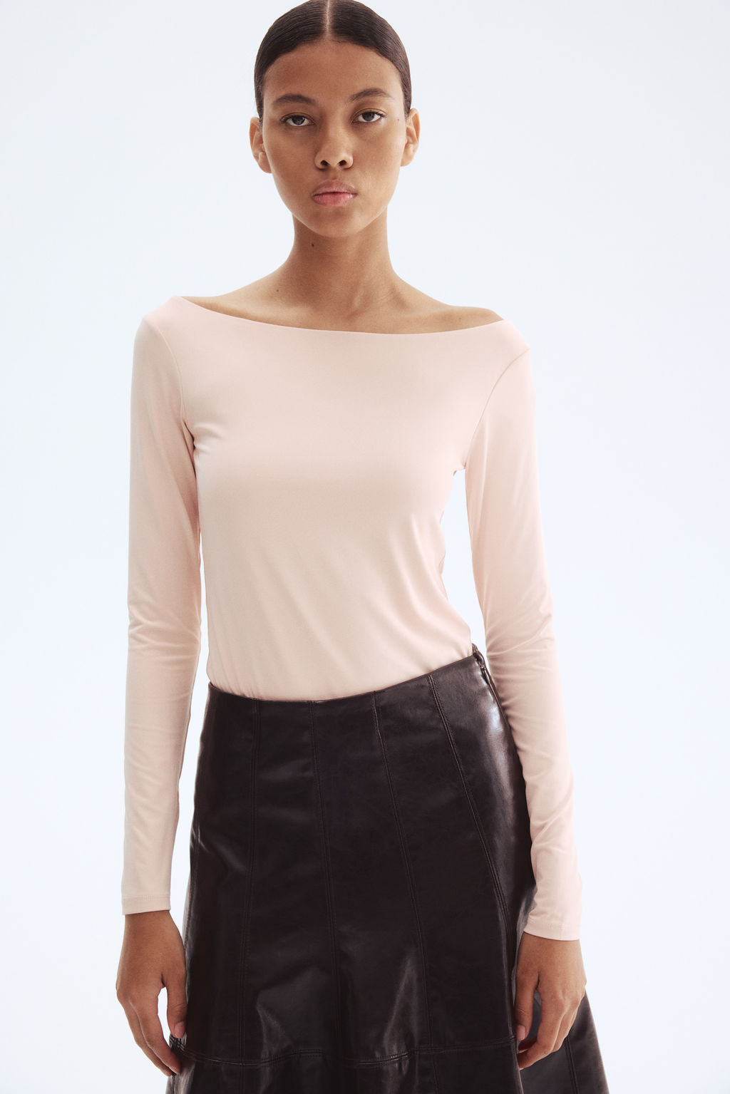Top con escote barco - H&m фото 3
