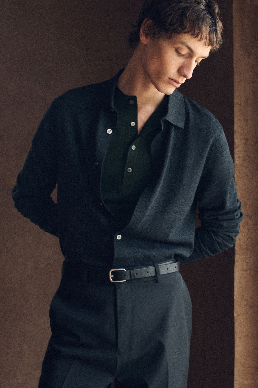 CAMISETA HENLEY DE LANA MERINO SLIM FIT - H&m фото 9