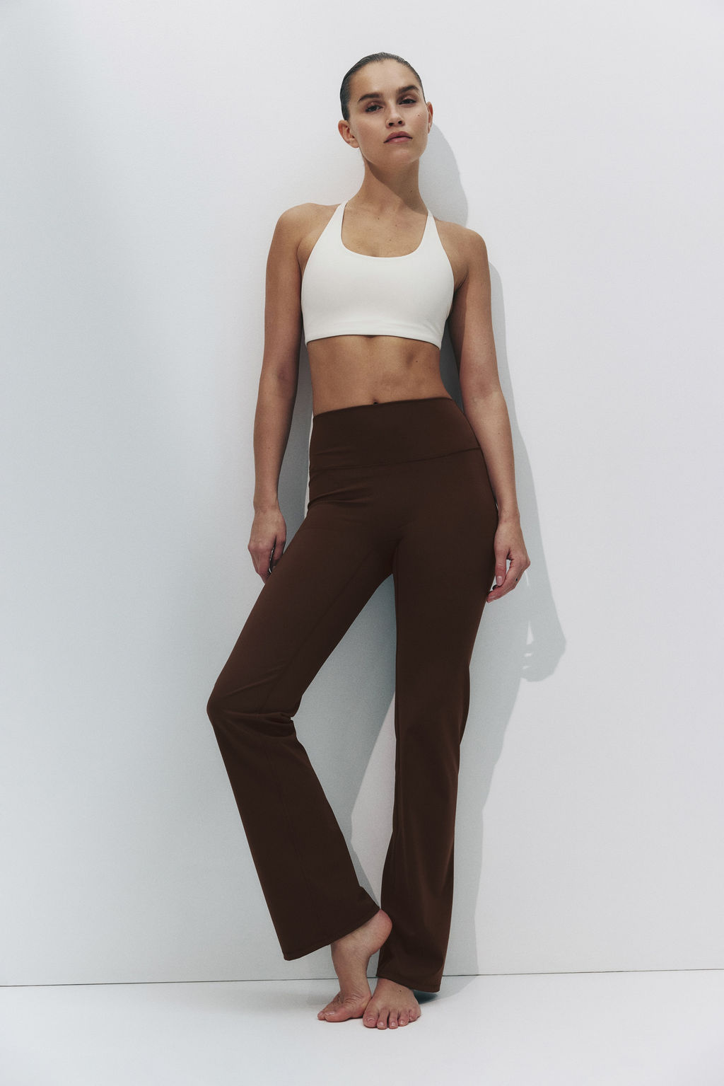 Leggings de deporte acampanados con SculptMove - H&m фото 6