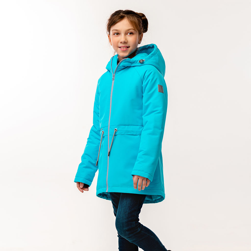 RODOS Куртка для девочки мембрана демисезон М-274 Бирюза