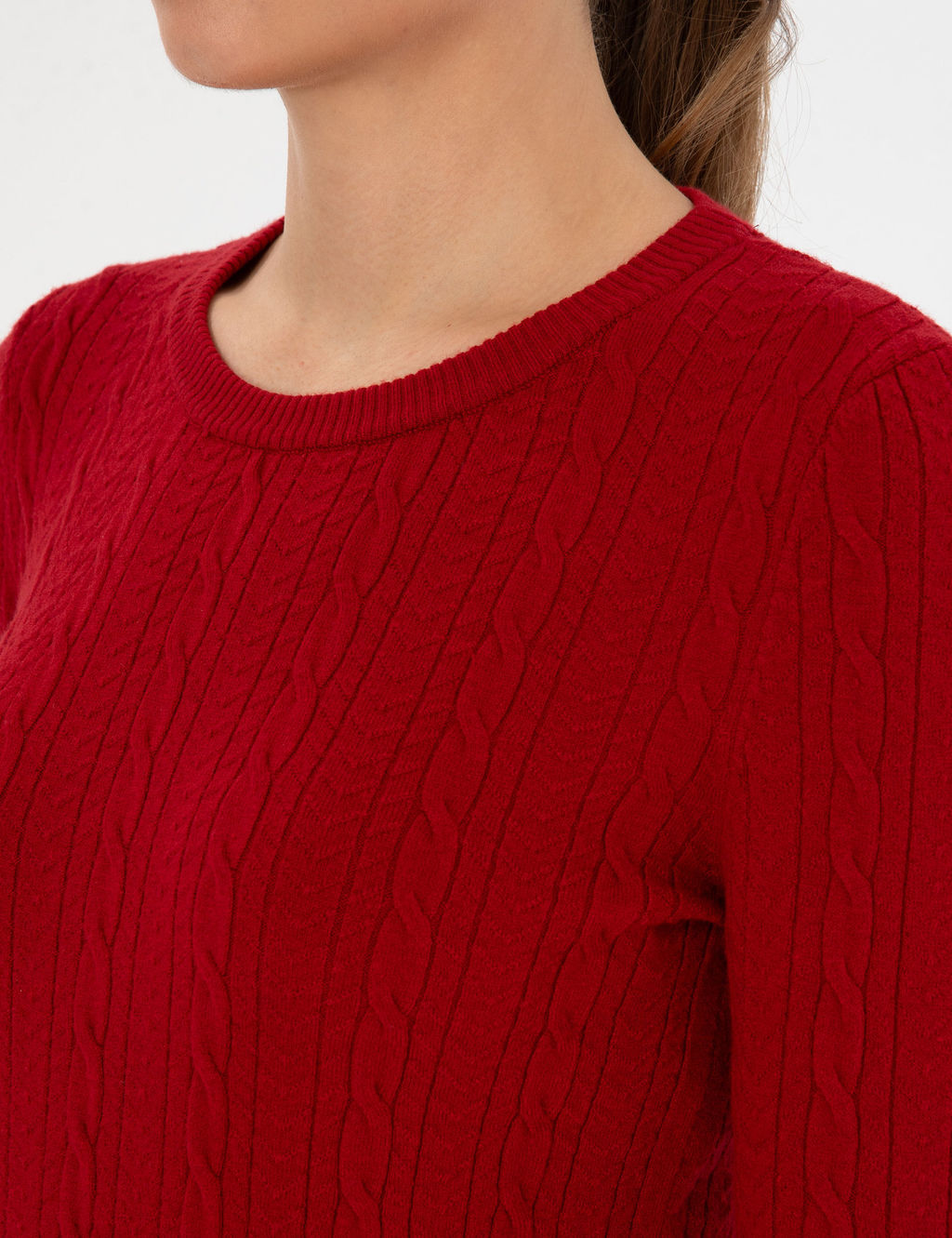 K_rm_z_ Extra Slim Fit _rg_ Desenli Kazak