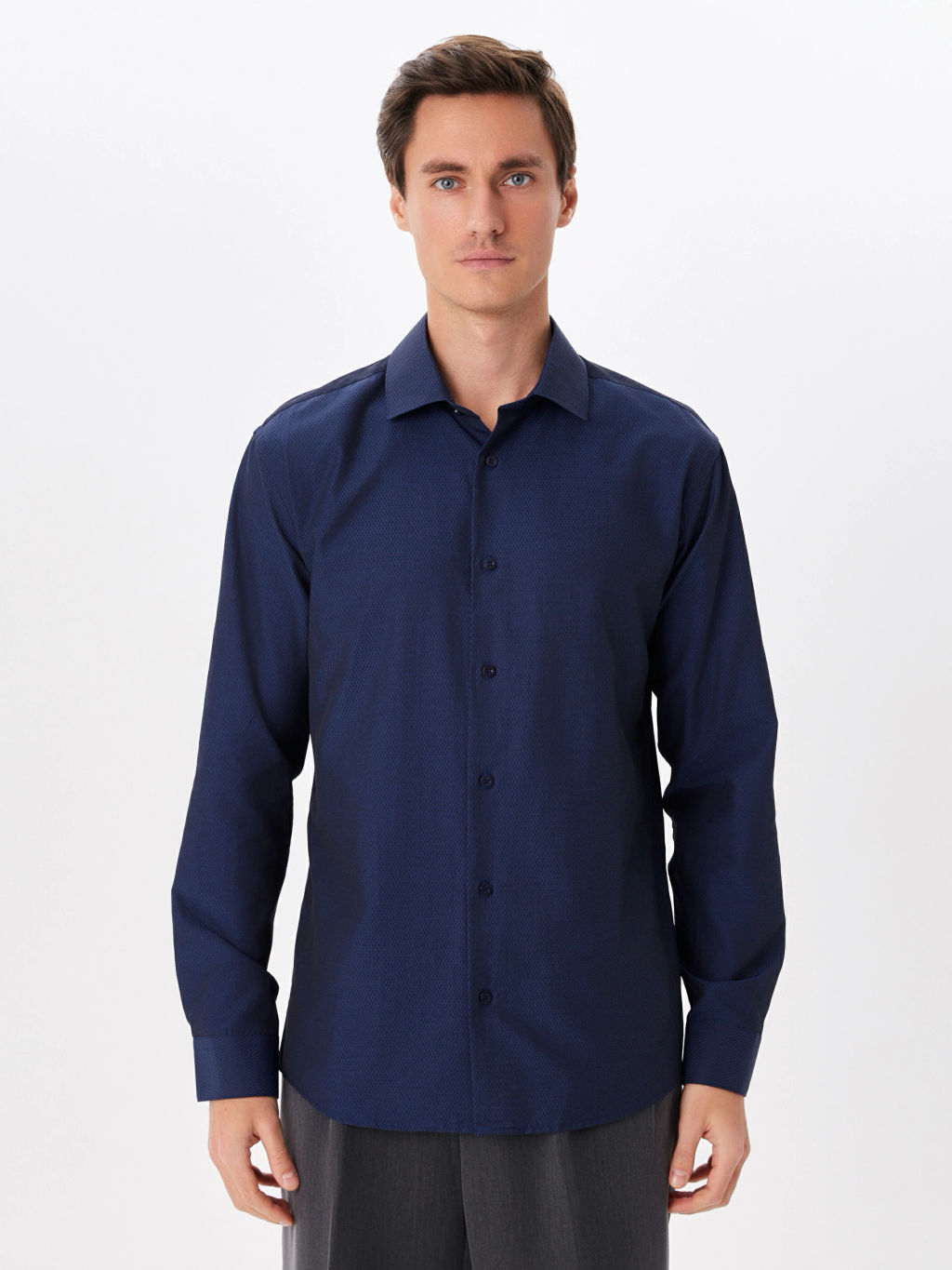 Сорочка мужская длинный рукав GREG 243/239/0102/Z  фото 2