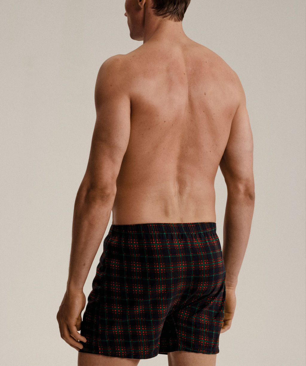 ATLANTIC 2GMB-013 Трусы боксеры Check - набор 2 шт. темно-зеленый + темно-синий  фото 3