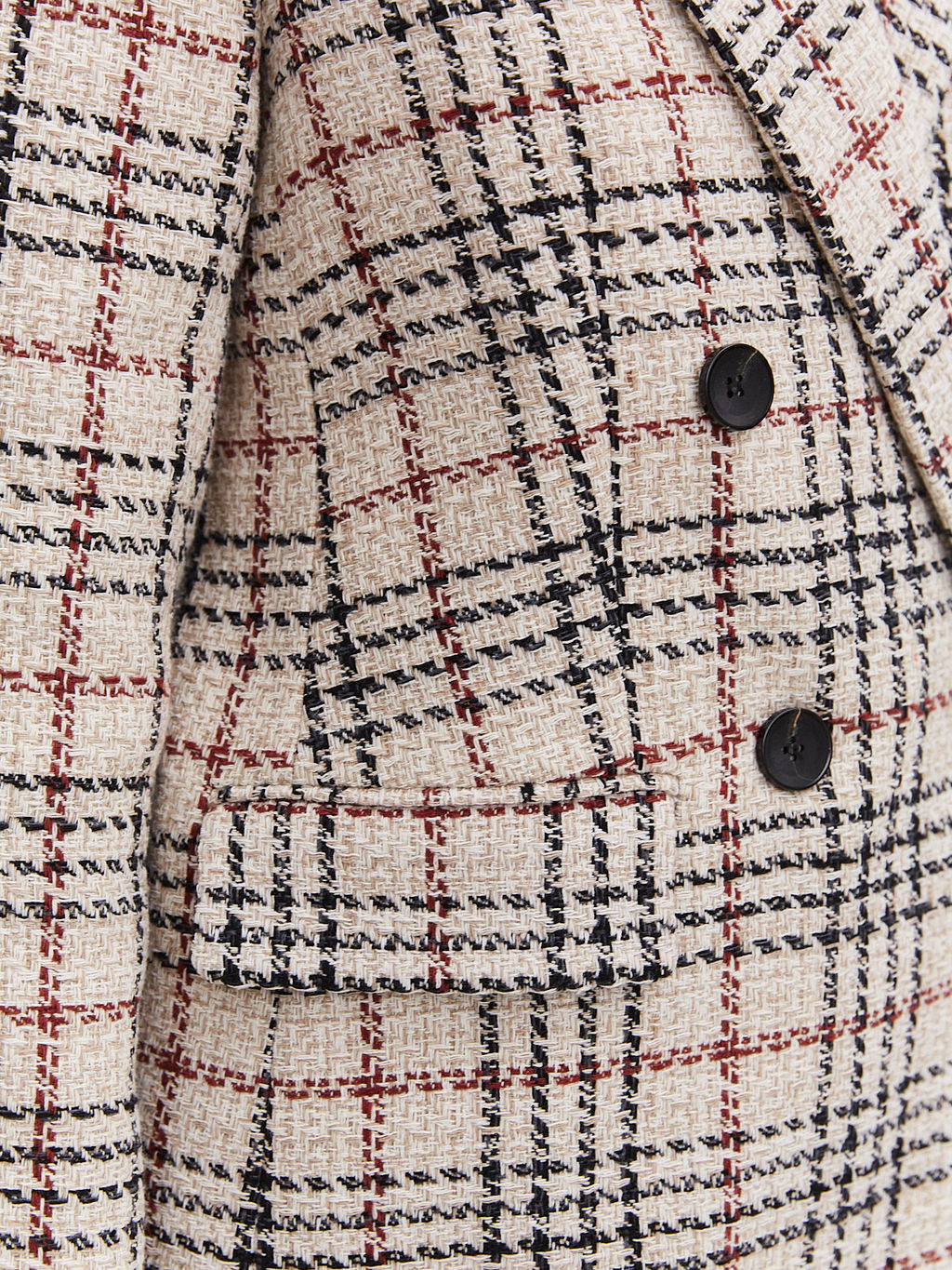 Двубортный жакет в клетку - TO BE ONE фото 6