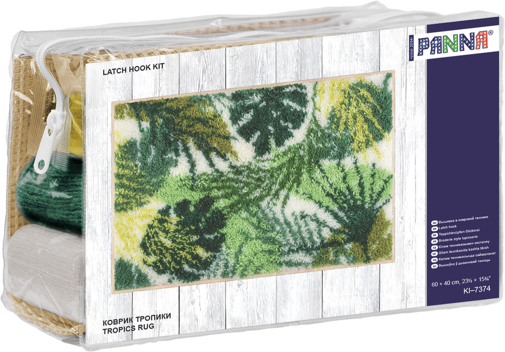 Набор для вышивания PANNA KI-7374 Коврик Тропики 40 х 60 см