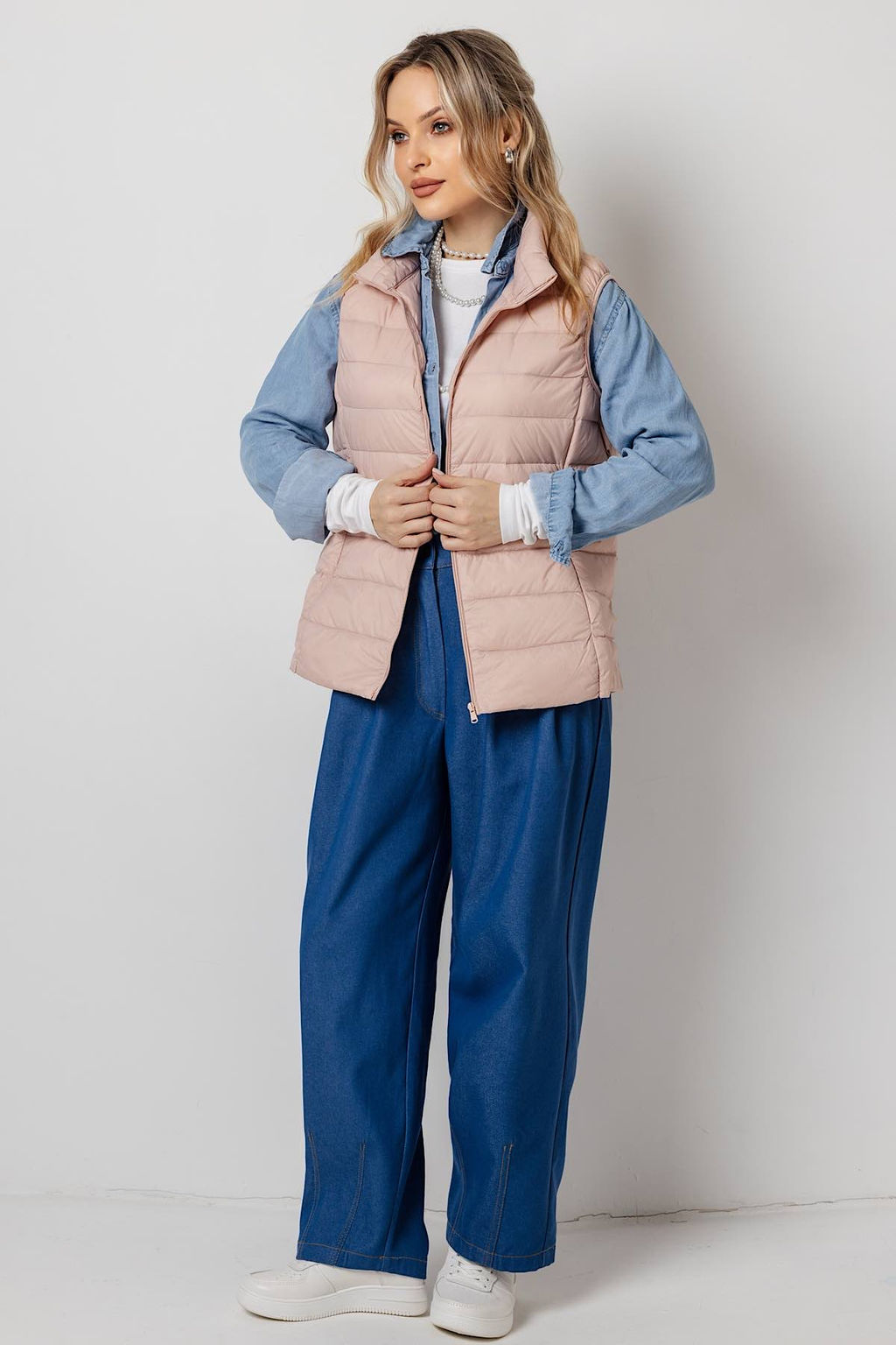 Жилет женский 2001/03/Светло-розовый