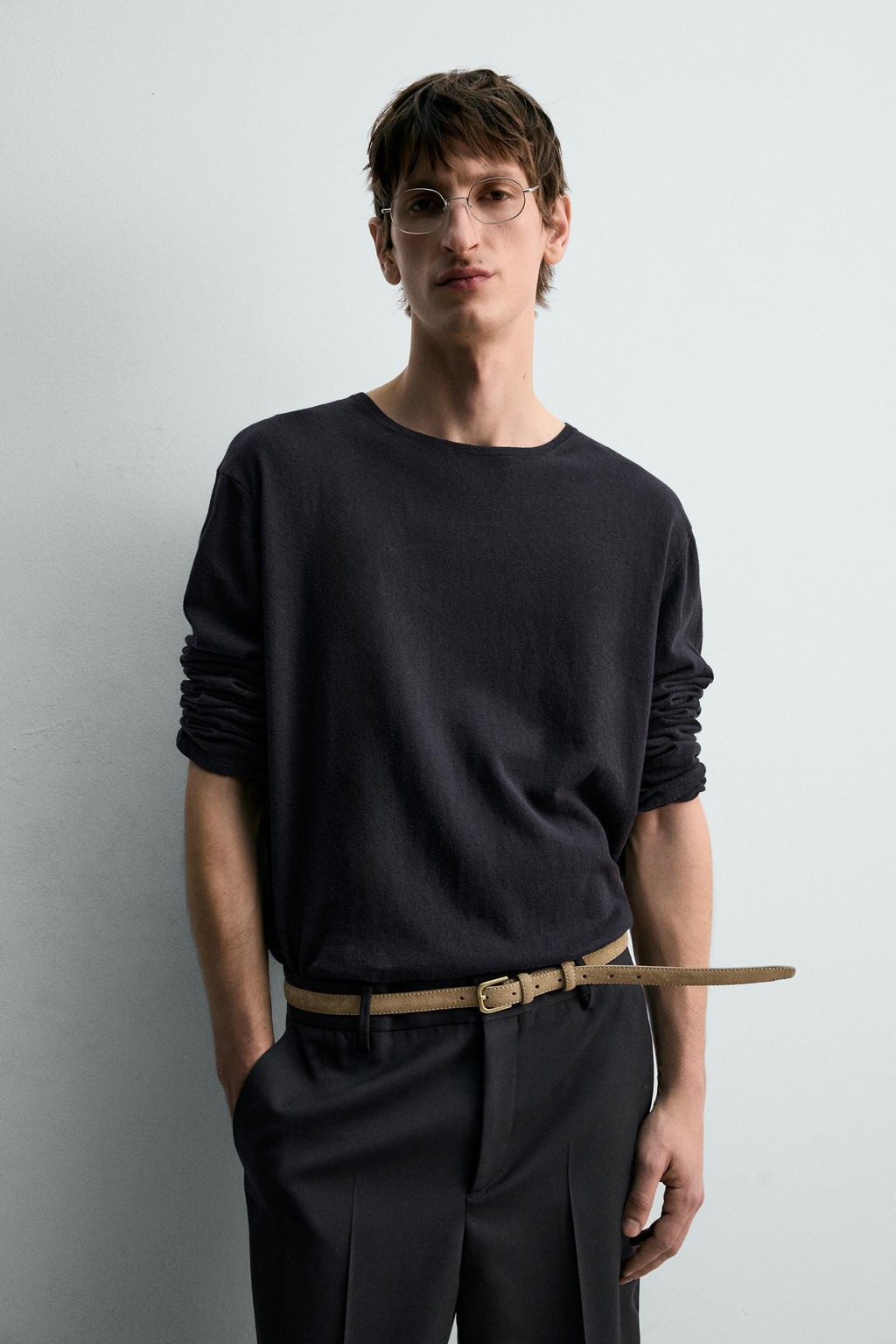 CINTUR?N PIEL SERRAJE LIMITED EDITION / Beige - Zara фото 2