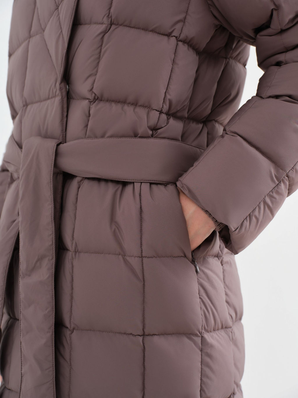 Conso/WDL 230528 - cappuccino Пуховое пальто фото 3