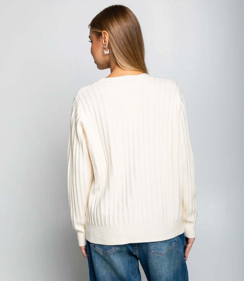 Джемпер #КТ8201 (5), кремовый - Dommod фото 3